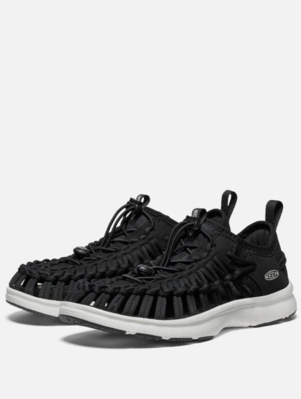 Keen Uneek Black Braided Sandal Sneakers Size 8US